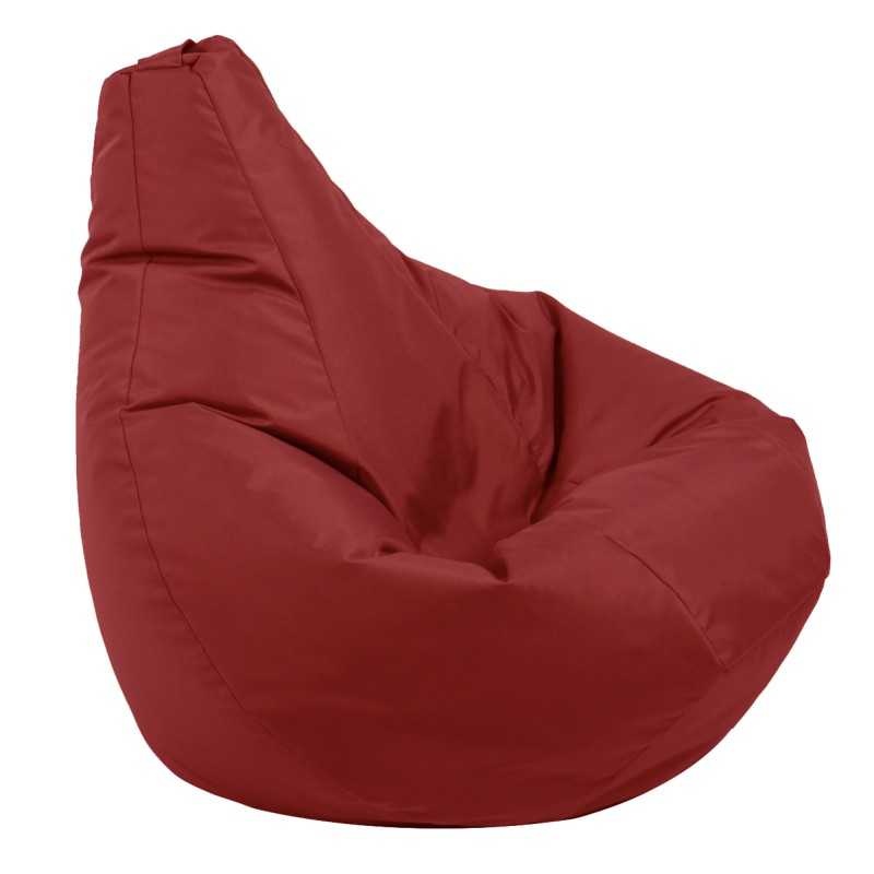 Fotoliu puf copii, Nirvana Light Pufrelax, Material Impermeabil - Panama Red