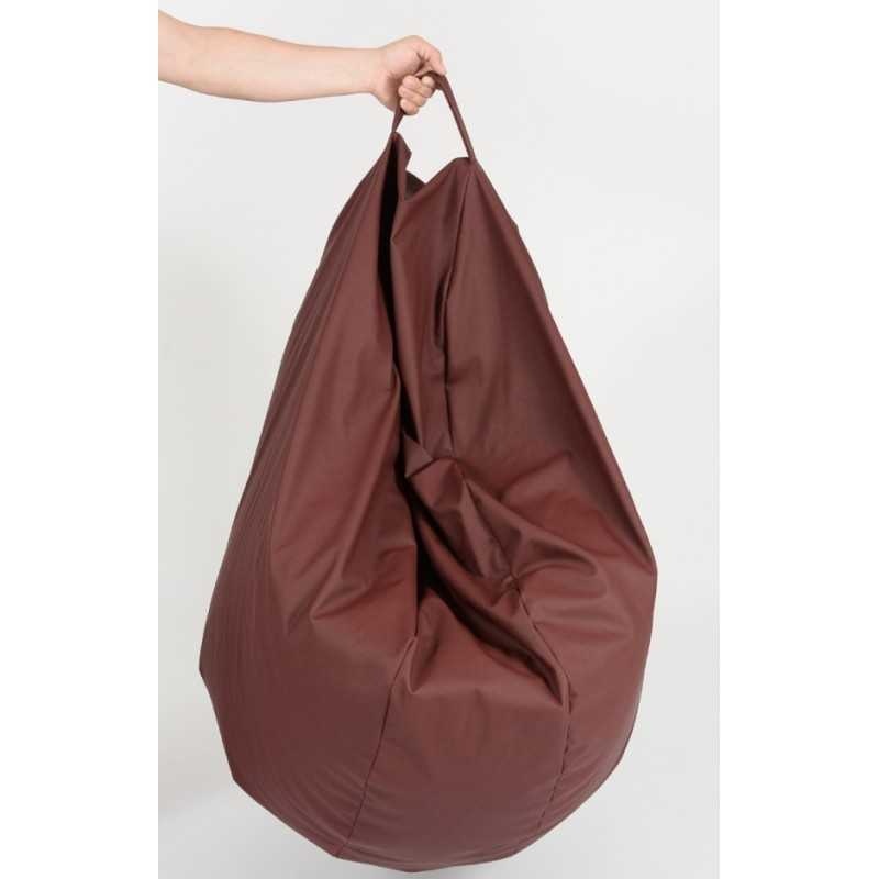 Fotoliu Relaxo XL , Material Piele ecologica - Chocolate - 2 | YEO