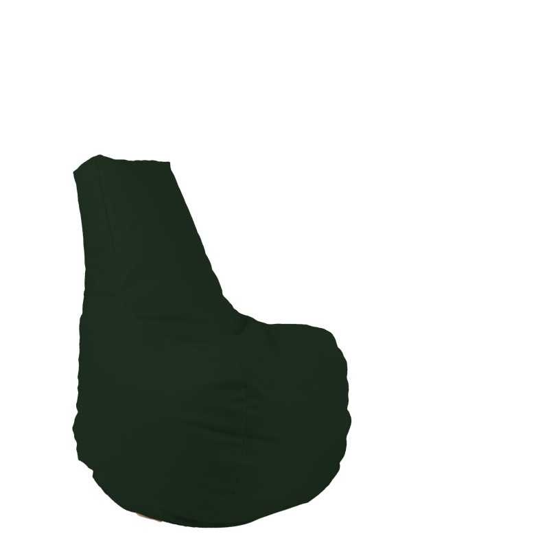 Fotoliu tip Scaun Sunlounger, Material Piele ecologica - Dark Green