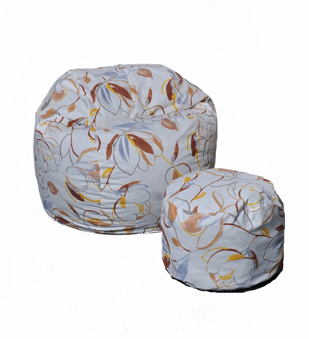 Set Fotoliu Matusalem cu Otoman (suport picioare), Material Textil - Blossom
