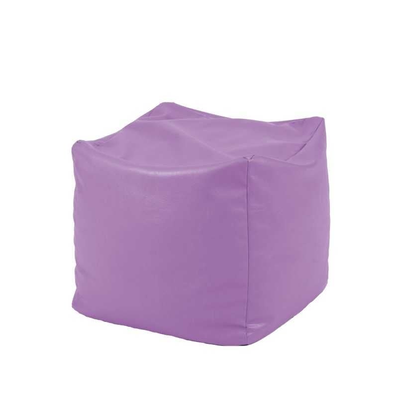 Taburet Cub XL, Material Piele ecologica - Violet