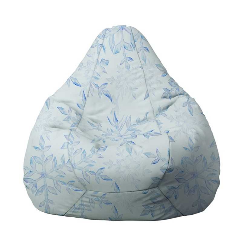 Fotoliu Nirvana Hobbit Pufrelax, Material Impermeabil - Snowflake - 1 | YEO