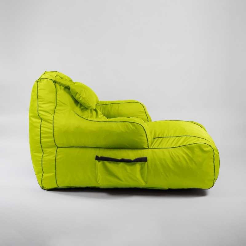 Fotoliu Player Pufrelax, Material Impermeabil - Verde neon - 2 | YEO