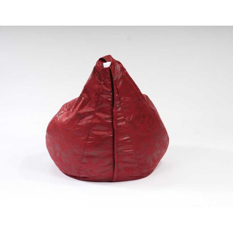 Fotoliu puf copii, Nirvana Light Pufrelax, Material Textil - Cranberry - 3 | YEO