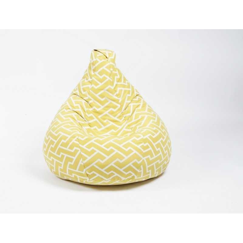 Fotoliu puf copii, Nirvana Light Pufrelax, Material Textil - Zippity Yellow - 1 | YEO