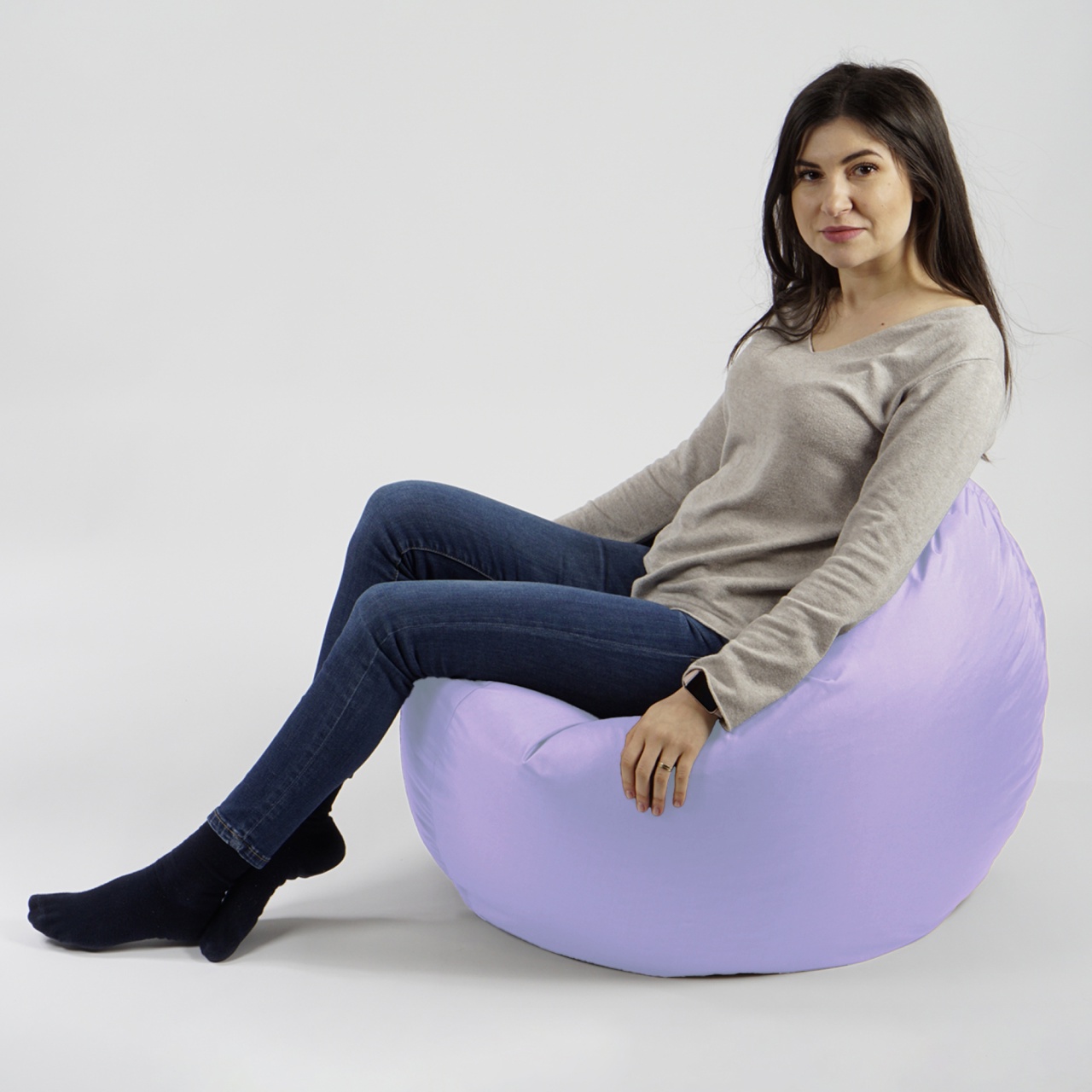 Fotoliu Relaxo, material impermeabil - Lilac - 2 | YEO