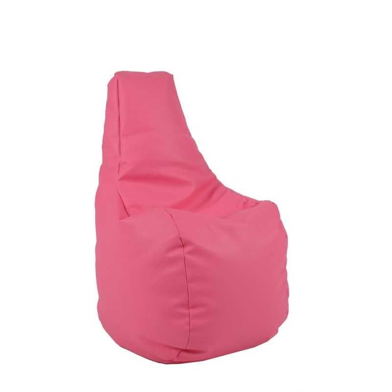 Fotoliu tip Scaun Sunlounger Junior, Material Piele ecologica - Roz