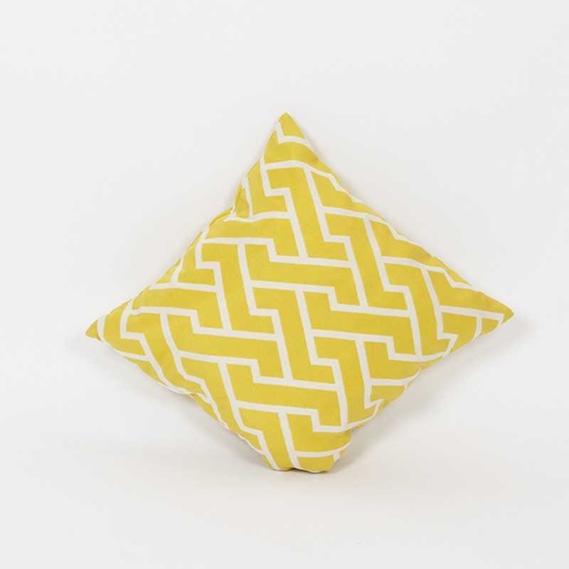 Perna decorativa 40x40 cm, Material textil - Zippity Yellow - 1 | YEO