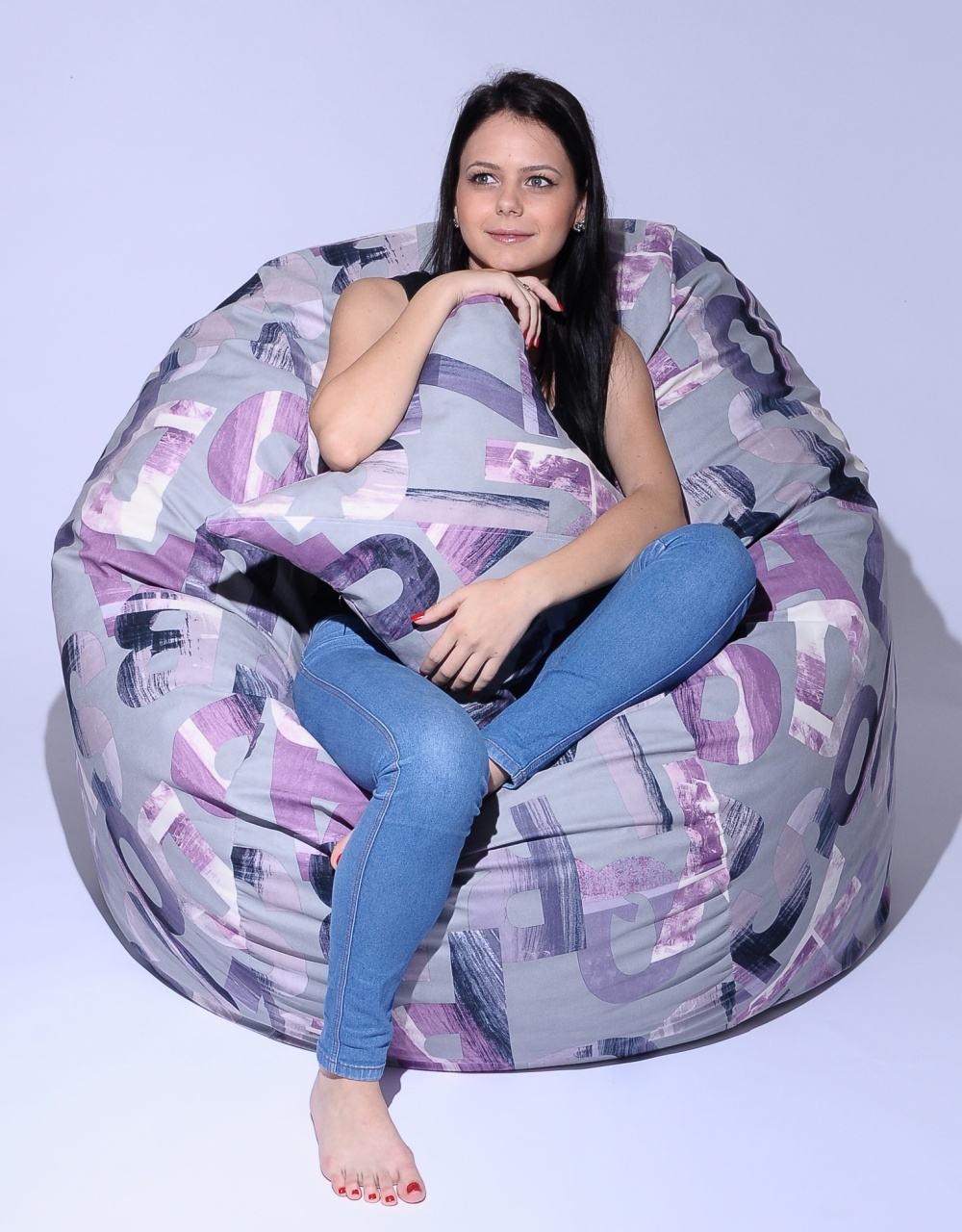 Set Fotoliu King Size cu Perna, Material Textil - Mystique - 1 | YEO