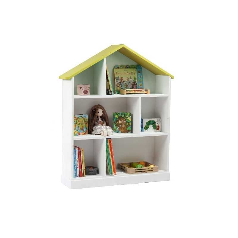 Casuta biblioteca BookHouse, Material Lemn Masiv - Lemon