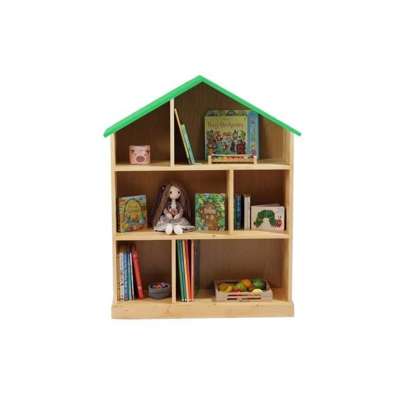 Casuta biblioteca BookHouse, Material Lemn Masiv - Light Green