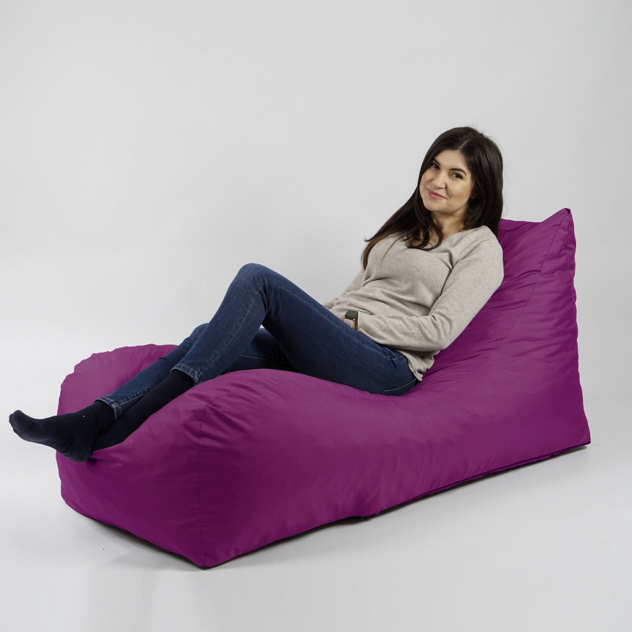 Fotoliu Looloop, material impermeabil - Magenta - 4 | YEO