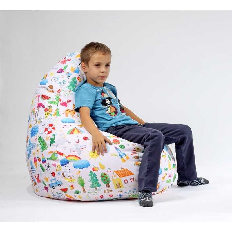 Fotoliu Nirvana Hobbit Pufrelax, Material Impermeabil - O Lume Colorata - 3 | YEO