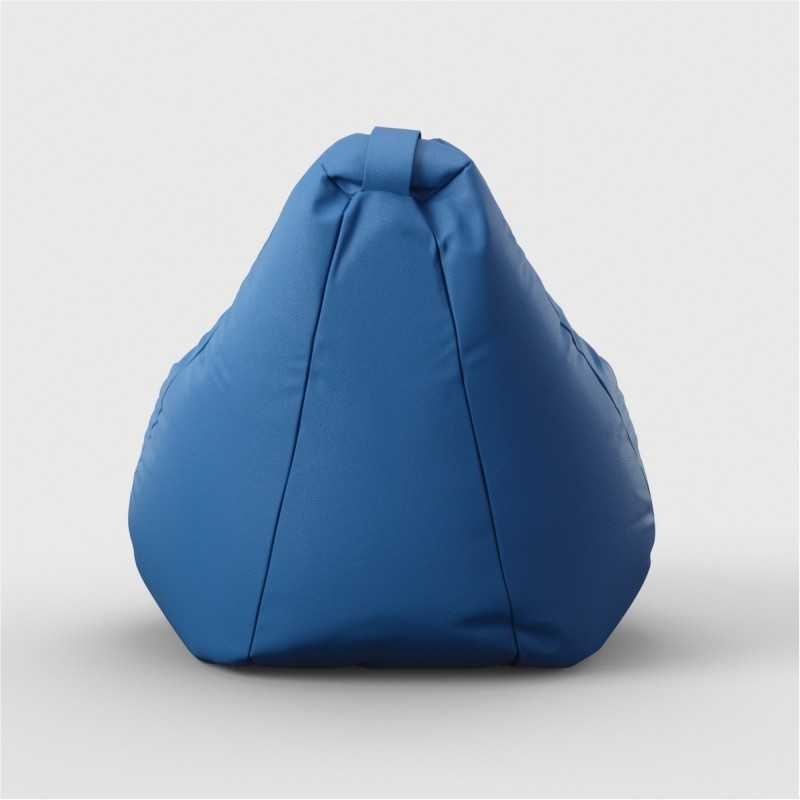 Fotoliu Nirvana Hobbit Pufrelax, Material Piele ecologica - Blue - 3 | YEO