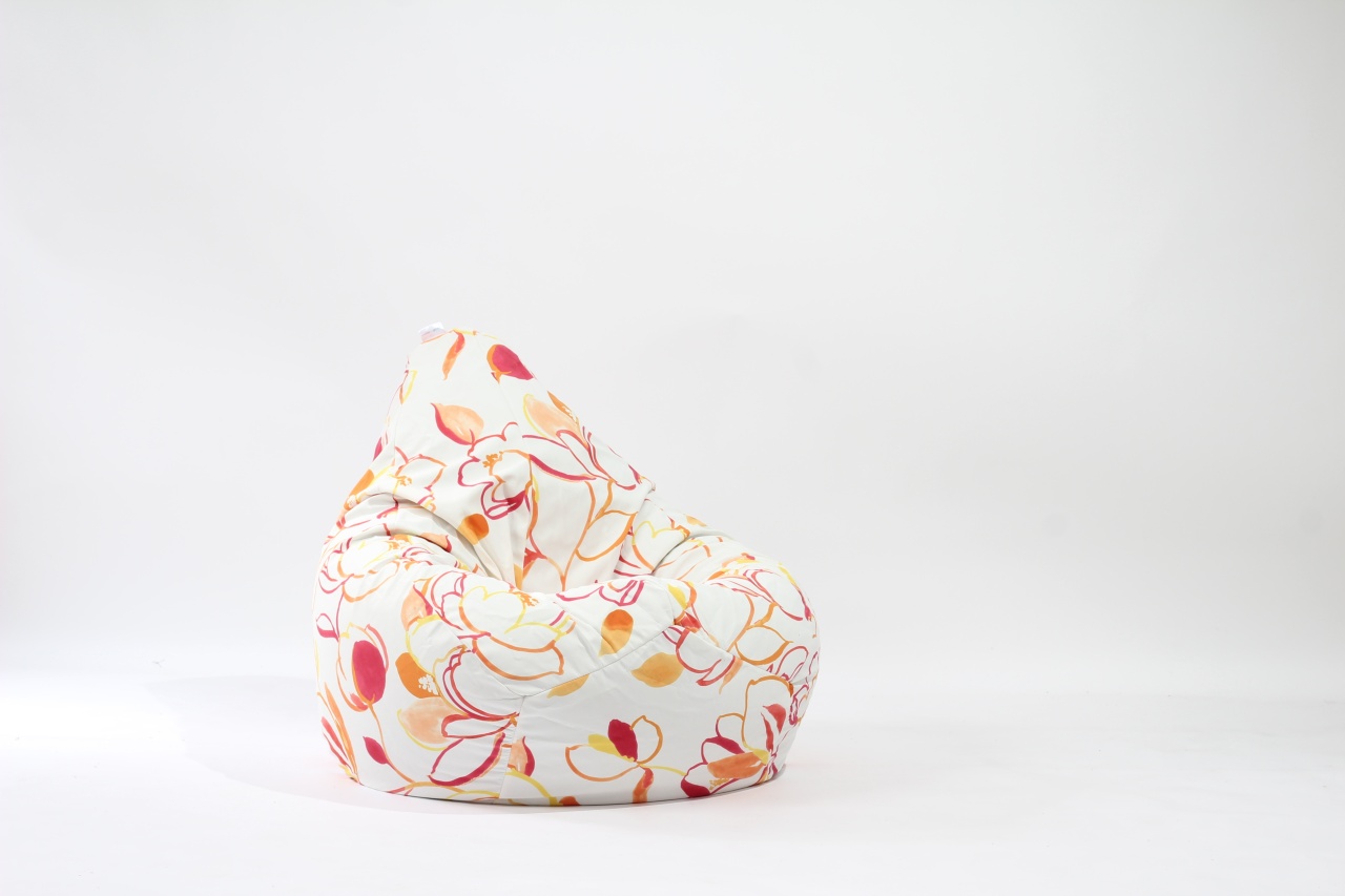 Fotoliu Nirvana Hobbit Pufrelax, Material Textil - Lively Blossom