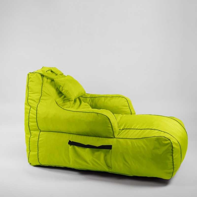 Fotoliu Player, Material impermeabil - Verde neon - 3 | YEO