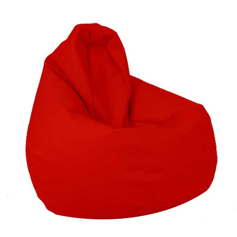 Fotoliu puf copii, Nirvana Light Pufrelax, Material Impermeabil - Panama Red