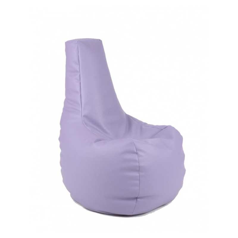 Fotoliu tip Scaun Sunlounger, Material Piele ecologica - Violet