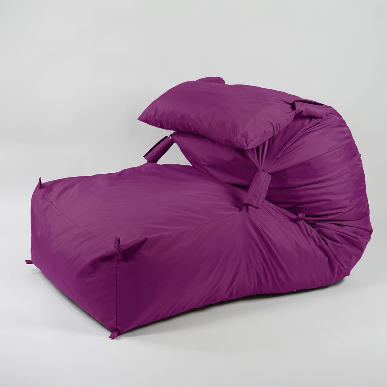 Fotoliu Yoga XL si Perna, material impermeabil - Magenta - 2 | YEO