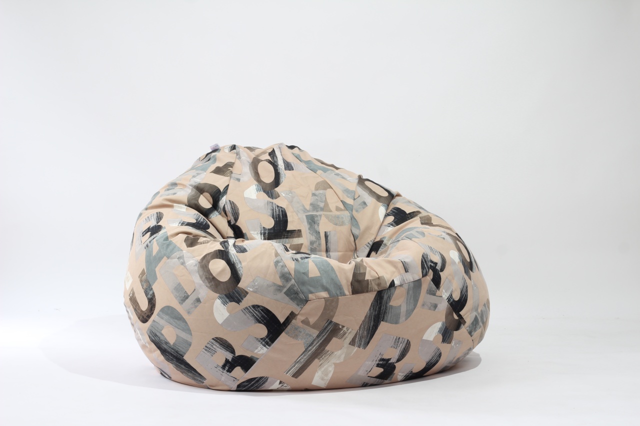 Fotoliu Nirvana Gigant, Material Textil - Army Scrabble