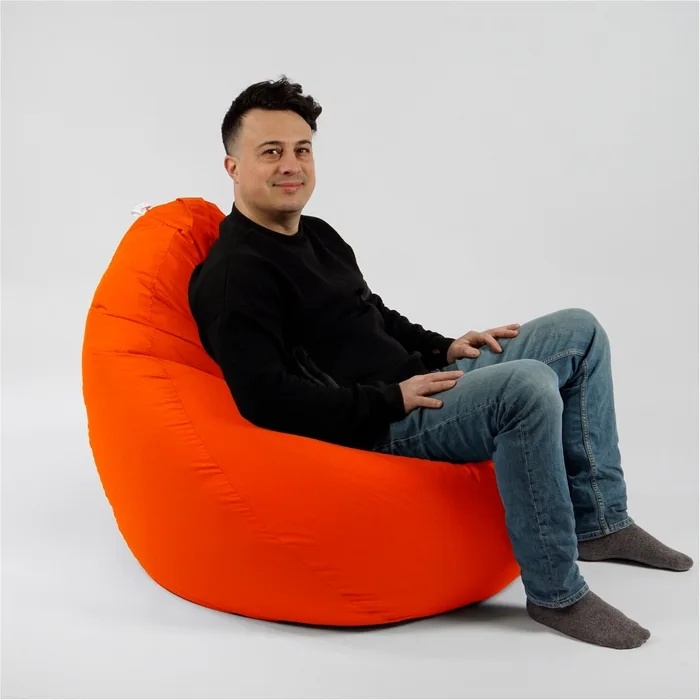 Fotoliu Nirvana Grande, Material Impermeabil - Neon Orange - view 6