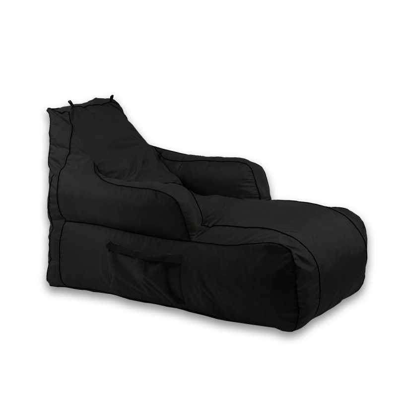 Fotoliu Player Pufrelax, Material Impermeabil - Negru