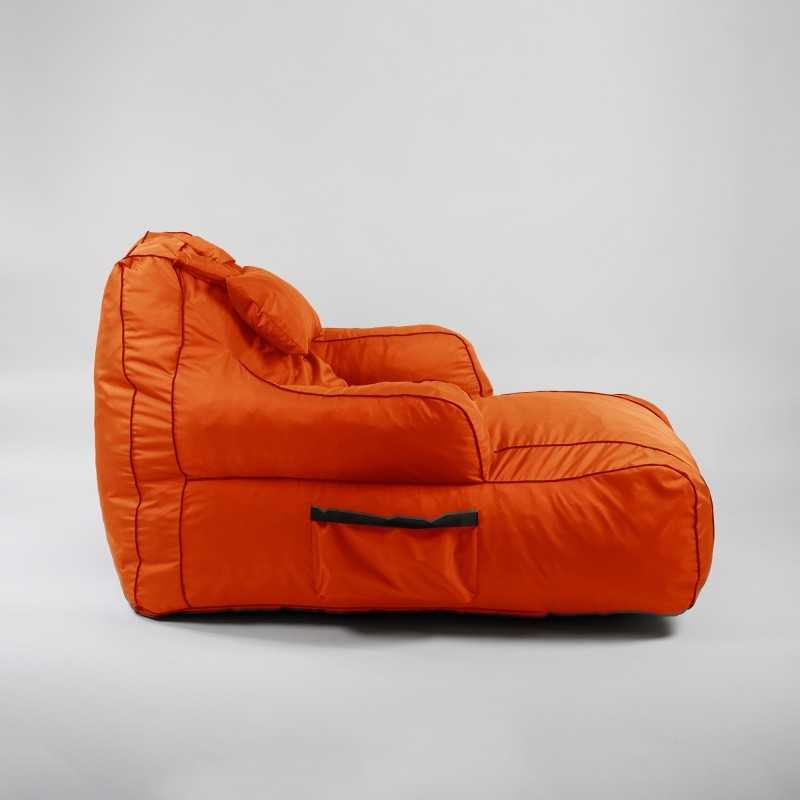 Fotoliu Player Pufrelax, Material Impermeabil - Neon Orange - 2 | YEO
