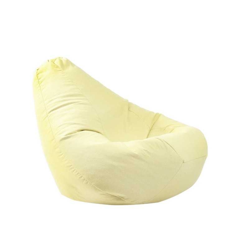 Fotoliu puf copii, Nirvana Light Pufrelax, Material Textil - Lemon
