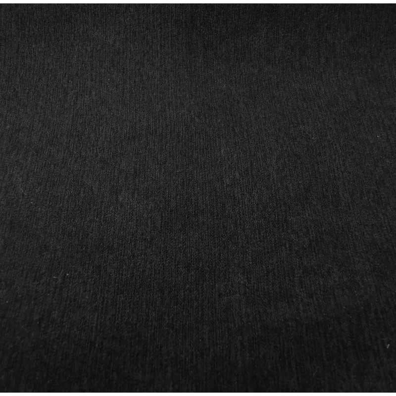 Set Fotoliu King Size cu Otoman (suport picioare), Material Textil - Eerie Black - 2 | YEO