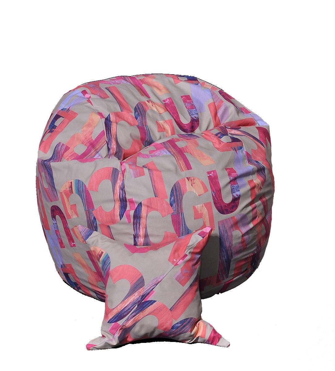 Set Fotoliu Matusalem cu Perna, Material Textil - Crimson