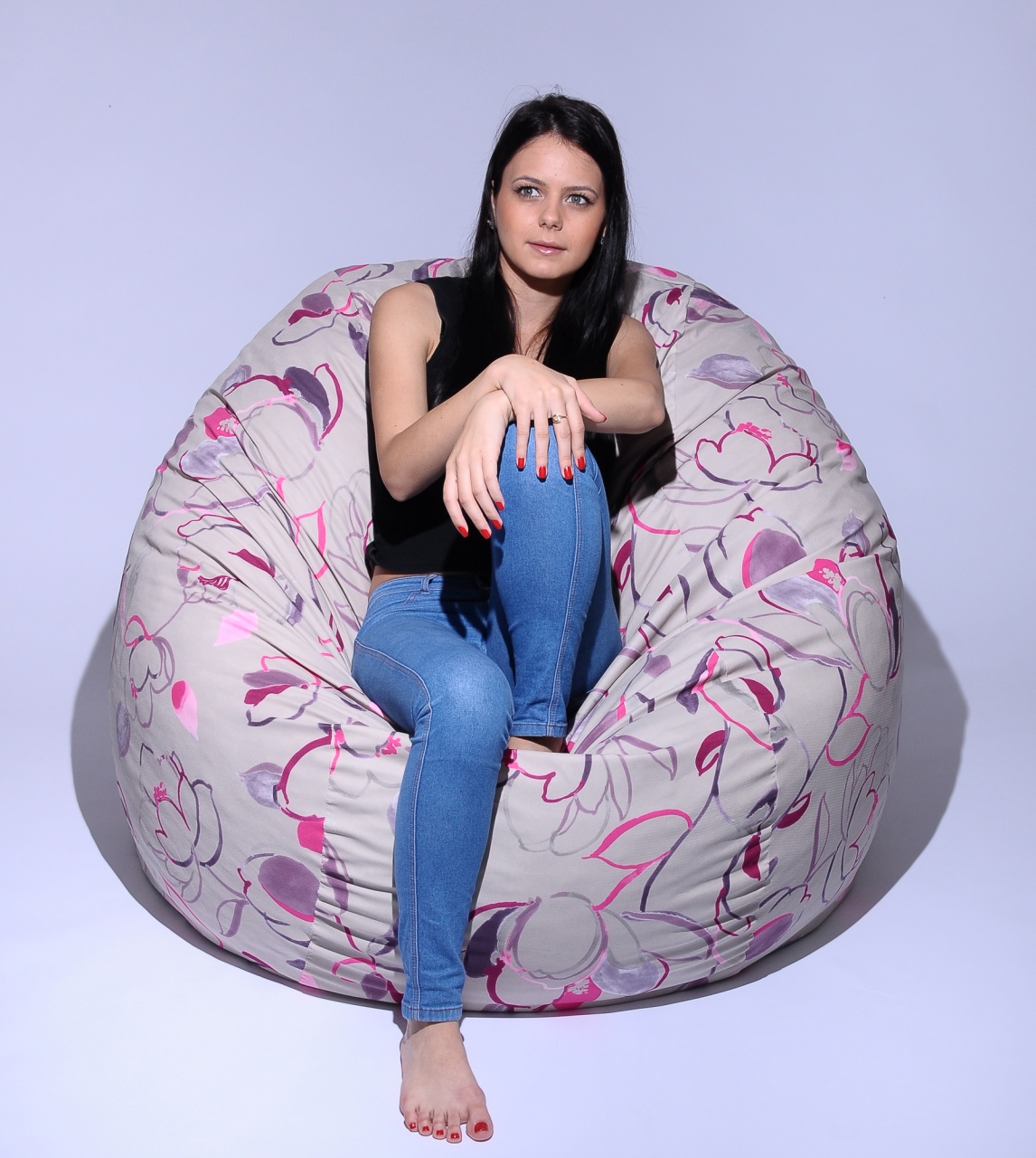 Fotoliu King Size, Material Textil - Flower Buds - 1 | YEO