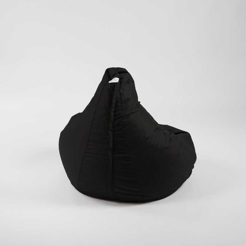 Fotoliu puf copii, Nirvana Light Pufrelax, Material Impermeabil - Negru - 3 | YEO