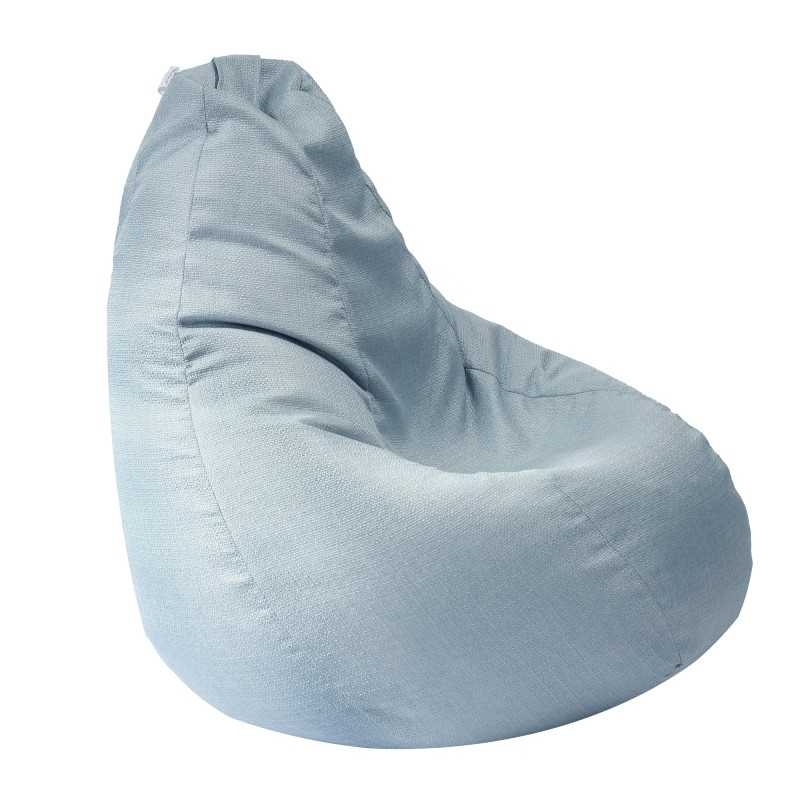 Fotoliu puf copii, Nirvana Light Pufrelax, Material Textil - Ciel