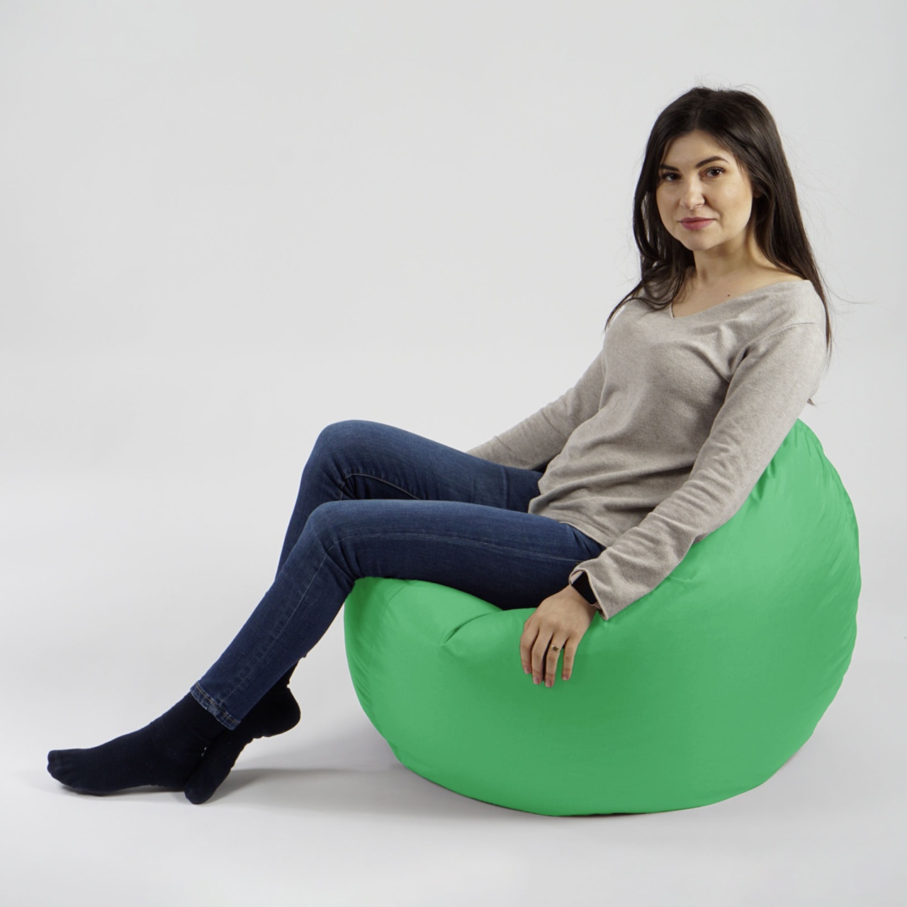 Fotoliu Relaxo, material impermeabil - Green Apple - 2 | YEO