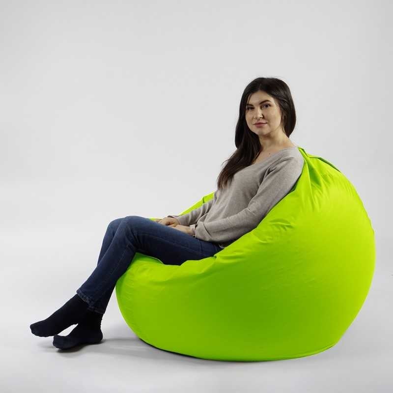 Fotoliu Relaxo XL, Material impermeabil - Verde neon - 3 | YEO