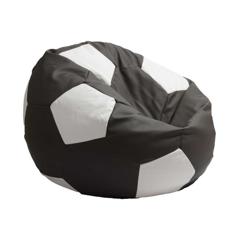 Fotoliu Minge Telstar XXL, Material Piele ecologica - Dark Grey