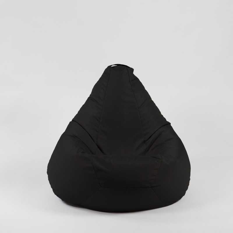 Fotoliu Nirvana Hobbit Pufrelax, Material Impermeabil - Negru - 1 | YEO