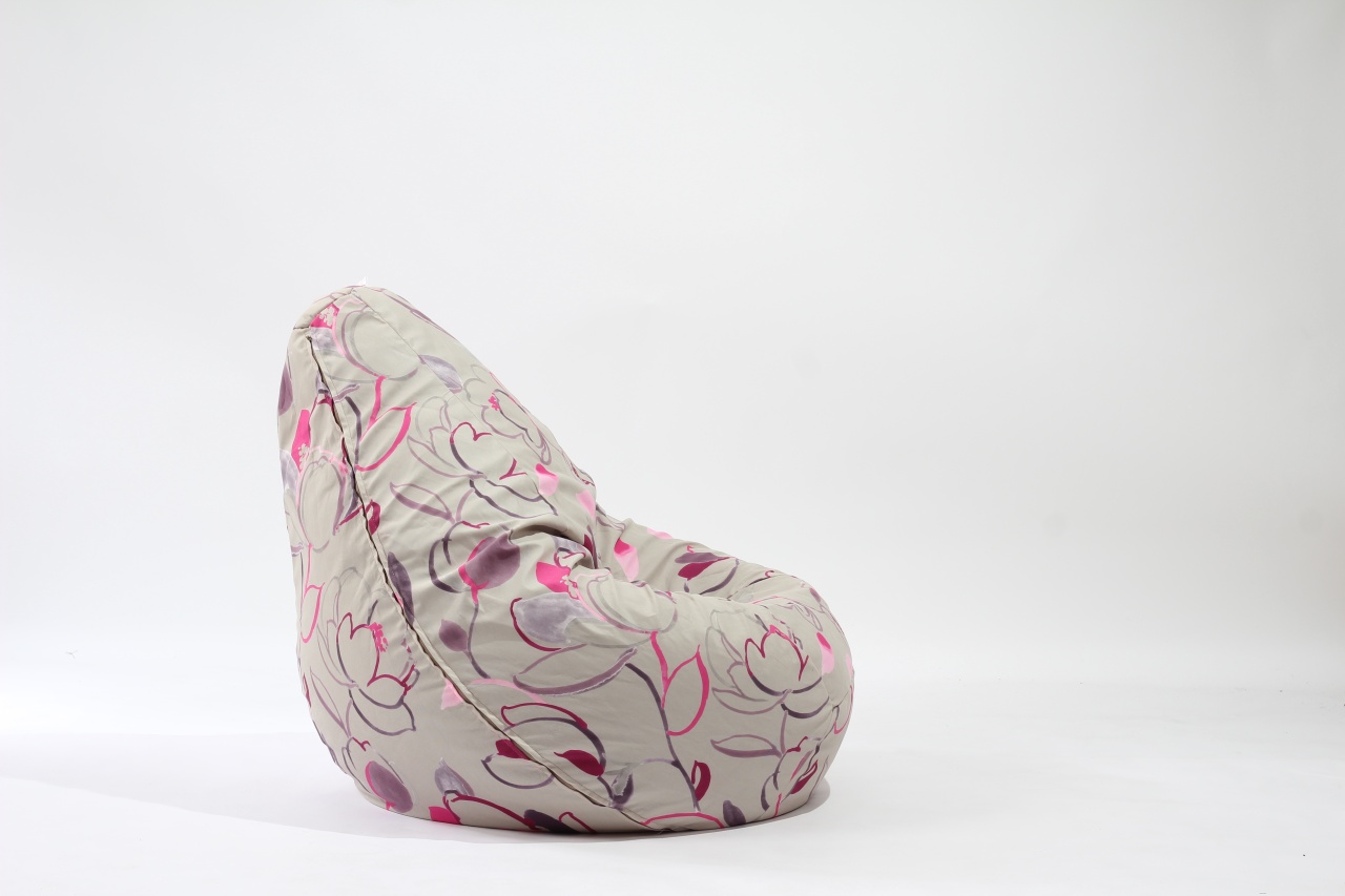 Fotoliu Nirvana Hobbit Pufrelax, Material Textil - Flower Buds - 2 | YEO