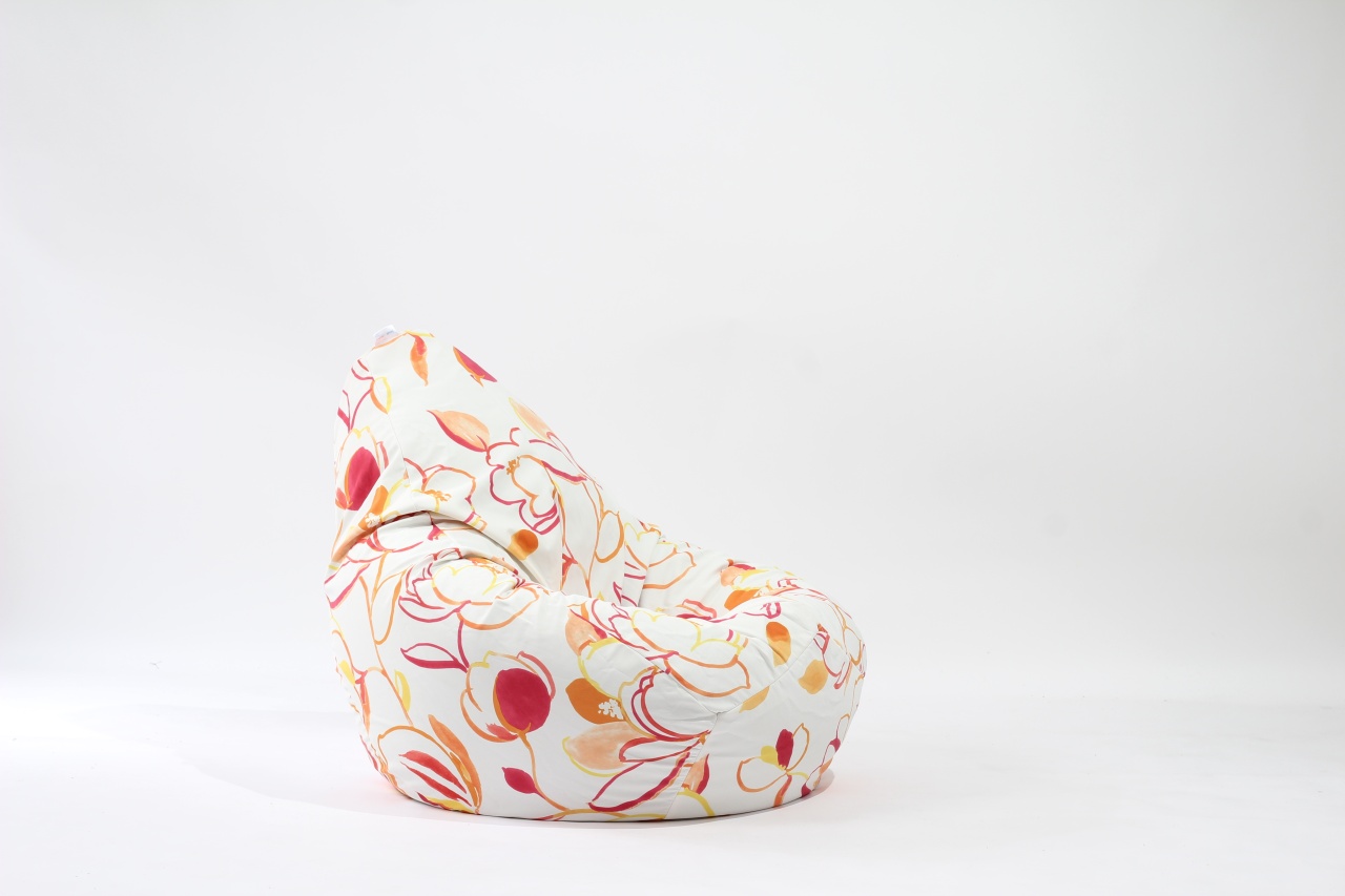 Fotoliu Nirvana Hobbit Pufrelax, Material Textil - Lively Blossom - 1 | YEO