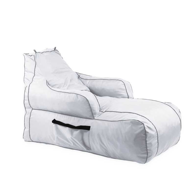 Fotoliu Player Pufrelax, Material Impermeabil - Alb