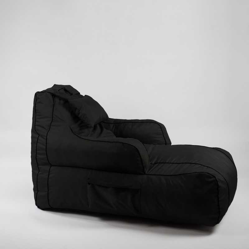 Fotoliu Player Pufrelax, Material Impermeabil - Negru - 3 | YEO