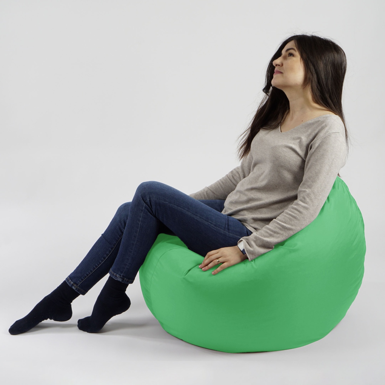 Fotoliu Relaxo, material impermeabil - Green Apple - 3 | YEO