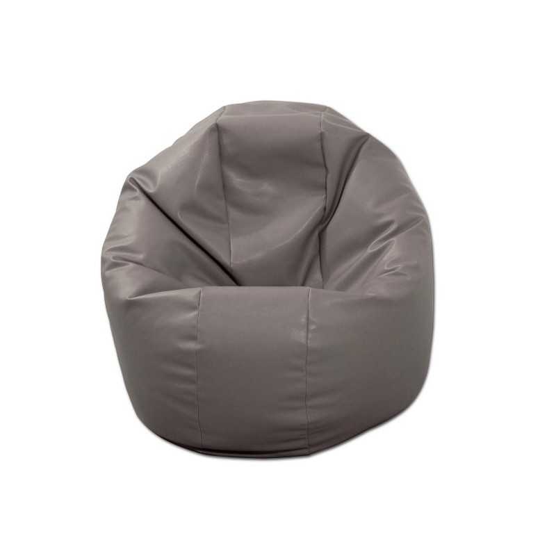 Fotoliu Relaxo, Material Piele ecologica - Grey