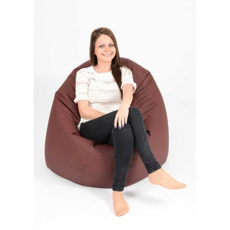 Fotoliu Relaxo XL , Material Piele ecologica - Burgundy - 1 | YEO