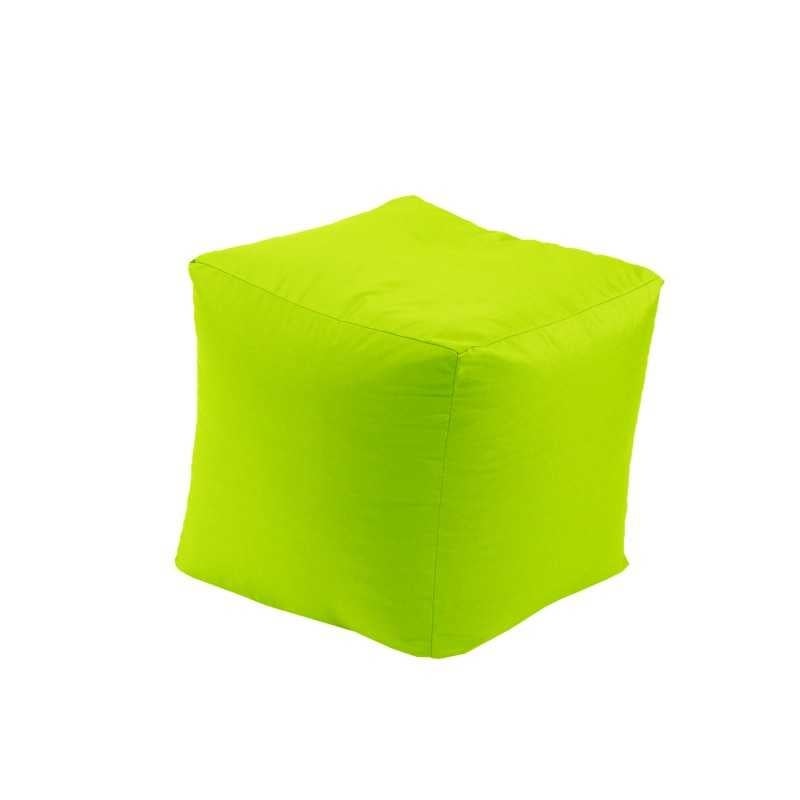 Taburet Cub XL, Material impermeabil - Verde neon - 1 | YEO