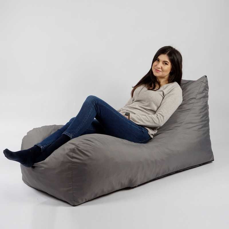Fotoliu Looloop Pufrelax, Material Impermeabil - Grey - 4 | YEO