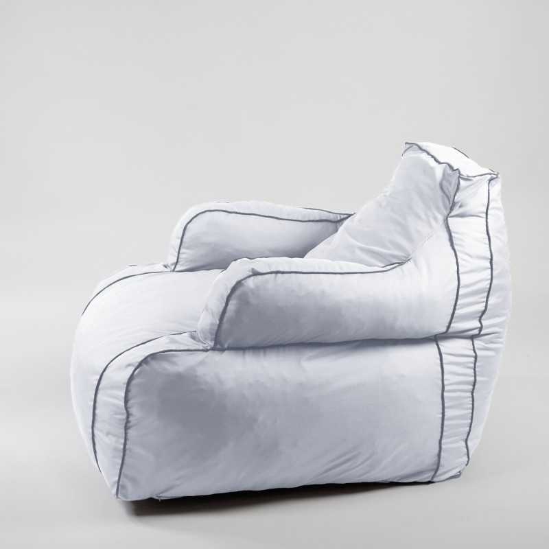 Fotoliu Player Mini Pufrelax, Material Impermeabil - Alb - 3 | YEO