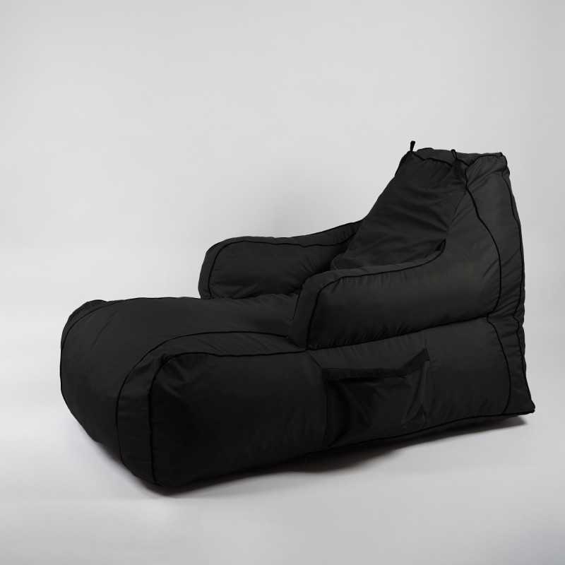 Fotoliu Player Pufrelax, Material Impermeabil - Negru - 4 | YEO