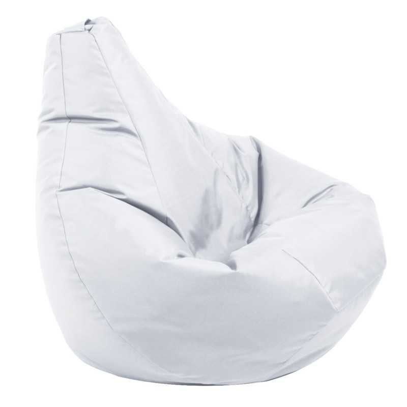 Fotoliu puf copii, Nirvana Light Pufrelax, Material Impermeabil - Alb
