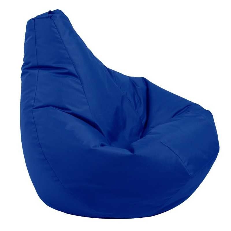 Fotoliu puf copii, Nirvana Light Pufrelax, Material Impermeabil - Blue Royal